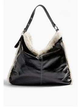 Topshop Fleur Tote Bag - Black