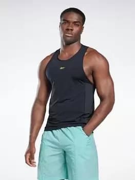 Reebok Les Mills Bodypump Activchill Tank Top - Black, Size L, Men