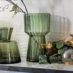 Crossland Grove Pescara Vase Green 155X155X285Mm Green