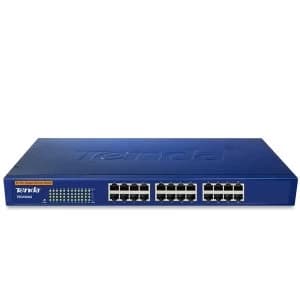 Tenda TEG1024G Unmanaged network switch Blue network switch UK Plug