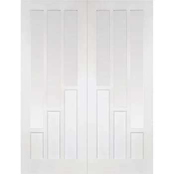 Coventry - Glazed White Primed Internal Door - 1981 x 1168 x 40mm