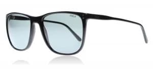 Polo Ralph Lauren PH4102 Sunglasses Shiny Black 500187 55mm
