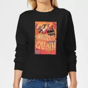 Batman Harley Quinn Cover Womens Sweatshirt - Black - L - Black