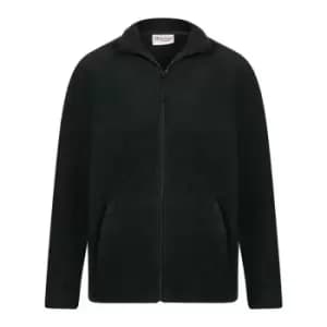 Absolute Apparel Mens Alaska Full Zip Fleece (S) (Black Opal)