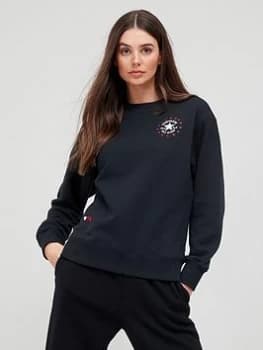 Converse Chuck Taylor Love Me Sweat Top - Black Size M Women