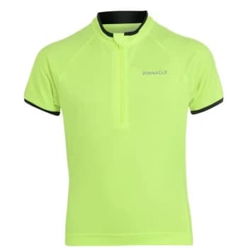 Pinnacle Short Sleeve Cycling Jersey Junior - Yellow