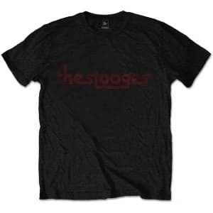 Iggy & The Stooges - Vintage Logo Mens X-Large T-Shirt - Black