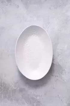 Panama 24cm Oval White Serving Bowl