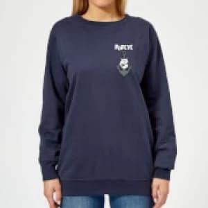 Popeye Anchor Womens Sweatshirt - Navy - L
