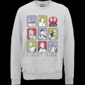 Star Wars The Last Jedi Light Side Grey Sweatshirt - L - Grey