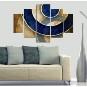 ST046 Multicolor Decorative MDF Painting (5 Pieces)