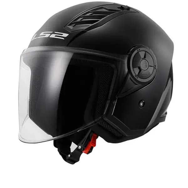 LS2 OF616 Airflow II Solid Gloss Black 06 Jet Helmet Size M