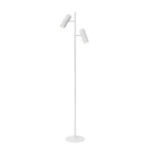 Clubs Modern Floor Lamp - 2xGU10 - White