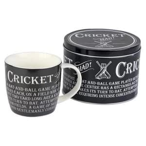 Ultimate Gift for Man Mug in a Tin Cricket