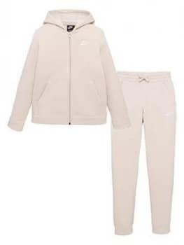 Nike Boys Nsw Core Boyfriend Tracksuit - Tan