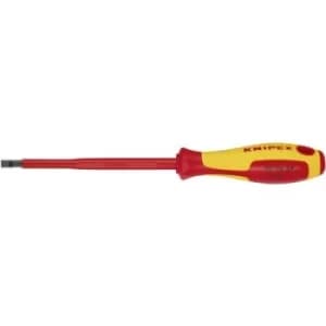 Knipex VDE VDE Slotted screwdriver Blade width: 5.5mm Blade length: 125mm DIN EN 60900