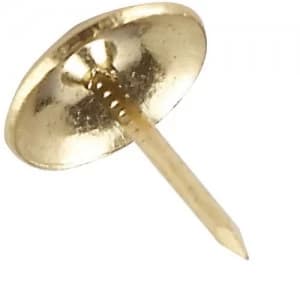 Select Hardware Upholstery Studs Brassed 40 Pack