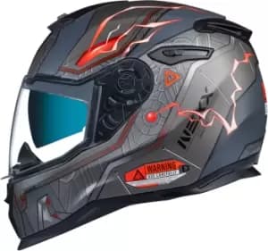 Nexx SX.100 Gigabot Helmet, grey Size M grey, Size M
