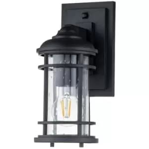 Elstead Feiss Lighthouse Outdoor Wall Lantern Textured Black, IP44