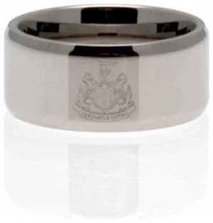 Stainless Steel Newcastle Utd Ring - Size U