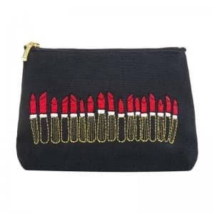 Emma Lomax Lipstick Black Pouch