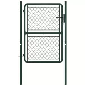 Garden Gate Steel 100x125cm Green Vidaxl Green