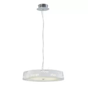 Phoenix Pendant 18W LED 4000K White/Crystal