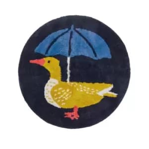 Joules Ducks March Bath Mat, Navy