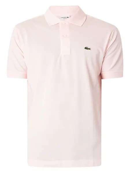 Lacoste Classic Fit Polo Shirt Light Pink M