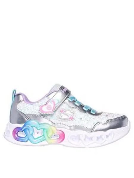 Skechers Infinite Heart Lights - Fresh Love - Size 2