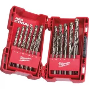 Milwaukee 25 Piece HSS-G Co Red Cobalt Drill Set