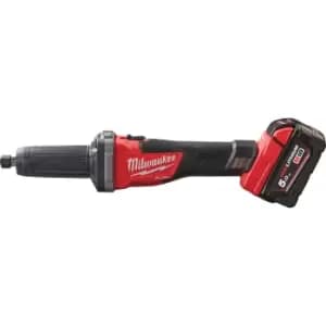 Milwaukee M18 FDG Fuel 18v Cordless Brushless Die Grinder 2 x 5ah Li-ion Charger Case
