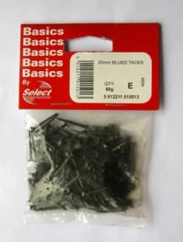 Select Hardware Blued Tacks Fine Cut 20mm 60G Pack
