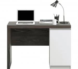 TEKNIK 5425833 Hudson Chunky Desk - Charcoal Ash, Charcoal