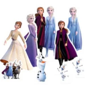 Frozen 2 Table Toppers Cardboard Cut Out Pack