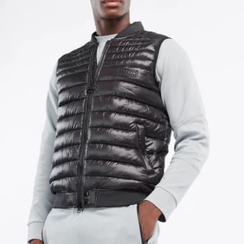 Barbour International Mens Glendale Gilet - Black - L