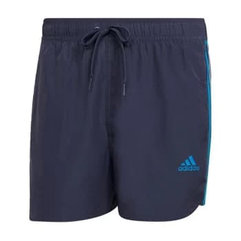adidas Very Short Length Retro Split Swim Shorts Mens - Blue