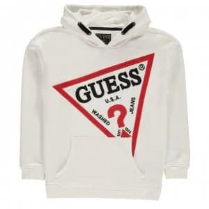 Guess Oversized Hoody - True White TWHT