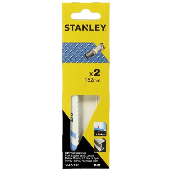 Stanley Recip Saw Blades Metal 152mm - STA22132-XJ