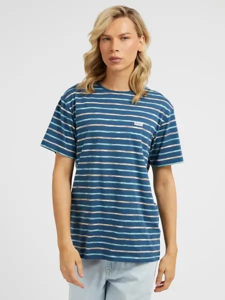 Guess All Over Striped T-Shirt 14771874 Blue