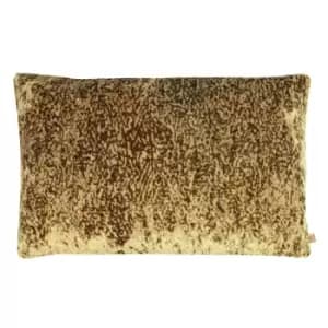 Kai Lynx Polyester Filled Cushion Viscose Cotton Polyester Gold