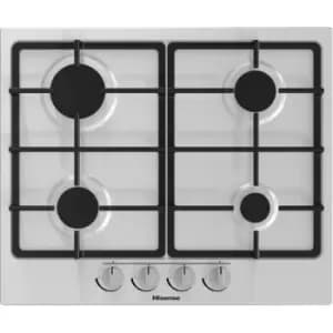 Hisense GM643XF 61cm Gas Hob - Stainless Steel