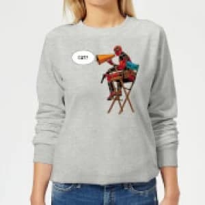 Marvel Deadpool Director Cut Womens Sweatshirt - Grey - L