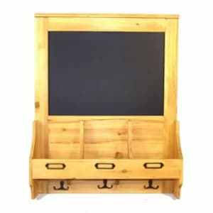 Chalkboard with hooks and Post Space 47 x 10 x 59cm