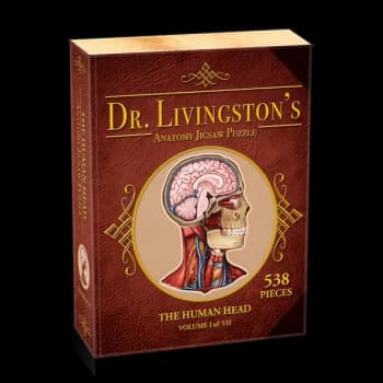 Dr Livingstons Anatomy Volume I: The Human Head Jigsaw Puzzle - 538 Pieces