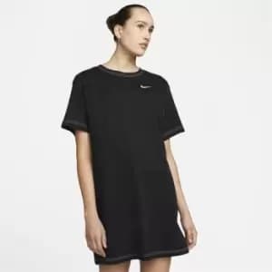 Nike Swoosh T Shirt Dress Womens - Black