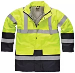 Dickies Yellow Men Hi Vis Jacket, L