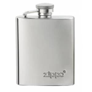 Zippo 3oz Stainless Steel Flask High Polished Chrome