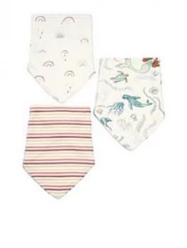 Mamas & Papas Bibs 3 Pack Baby Girls