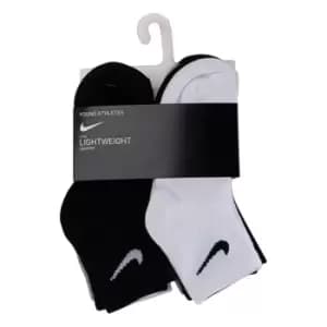 Nike 6 Pack of Trainer Socks Infants - Grey